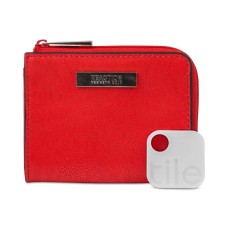 Kenneth Cole Reaction Top Zip Coin Purse With Tracker Wallets