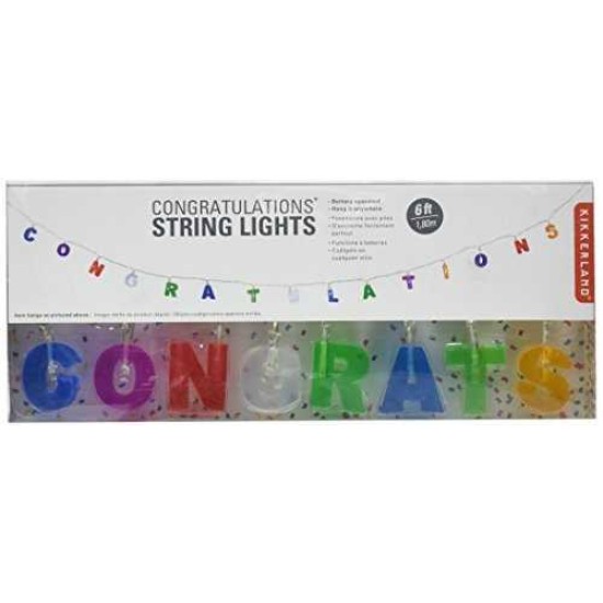  Congratulations String Lights