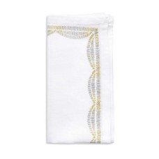 Kim Seybert Patina Napkin, White