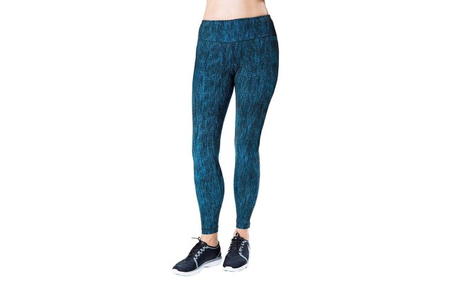  Active Printed Legging (Blue/Black, S)