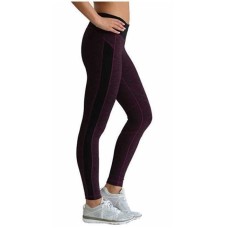 Kirkland Signature Ladies Jacquard Active Legging (Purple Black, S)