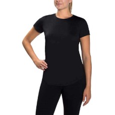 Kirkland Signature Womens Active Tee (Black, L)