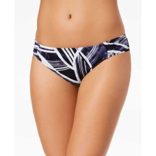 La Blanca Bali Hai Printed Shirred Bottoms Women’s Swimsuit (Dark Blue, 12)