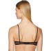 Women’s Amethyst Padded Triangle V-Bra (Black/Jeans, 36C)