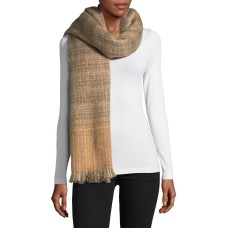 Lauren Ralph Lauren Boucle Textured Check Scarf (Creamcamel, One Size)