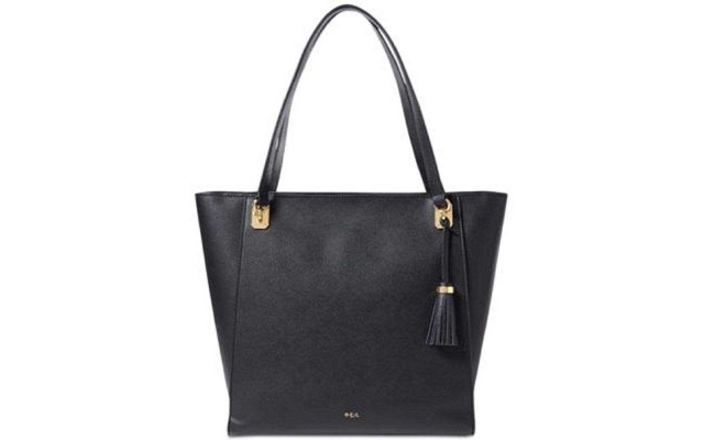 Lauren Ralph Lauren Elizabeth Large Handbag Tote (Black)