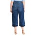 Lauren Ralph Lauren Plus Cropped Flare Jeans (Blue, 16W)