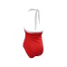 Lauren Ralph Lauren Ruched Tummy Control Swimsuit (Raspberry, 4)