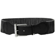 Lauren Ralph Lauren Wide Stretch Belt (Black, M)