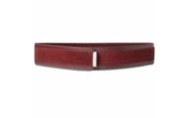 Lauren Ralph Lauren Women’s Allington Suede Stretch Belt (Wine, L)