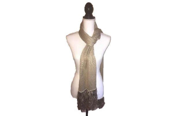 Lauren Ralph Lauren Women’s Fringe Scarf (Brown)