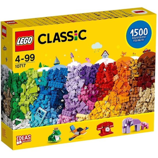  Classic 10717 Bricks Bricks Bricks 1500 Piece Set – Encourages Creativity in all Ages – Ideal for Creators of all Ages