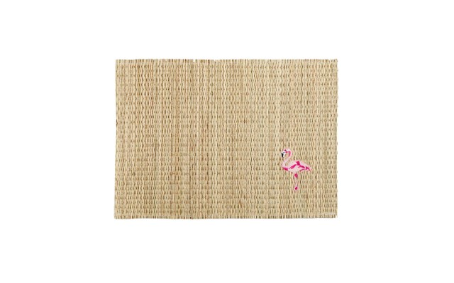  Flamingo Placemat 10″X19″ (Beige)