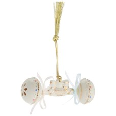 LENOX 2018 Baby’s 1st Christmas Rattle Ornament