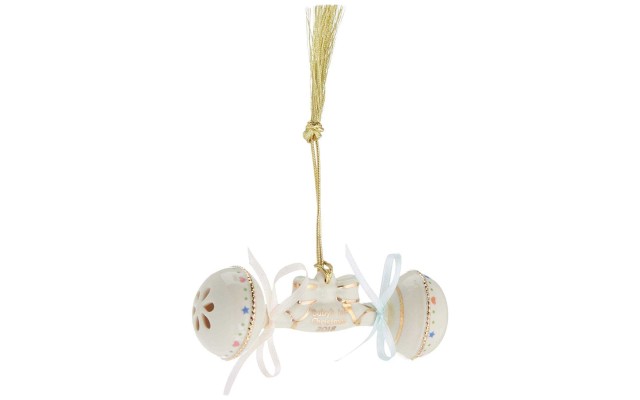  2018 Baby’s 1st Christmas Rattle Ornament