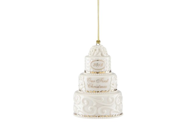  2018 Our First Christmas Together Cake Ornament