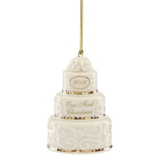 Lenox 2019 Our 1st Christmas Cake Ornament