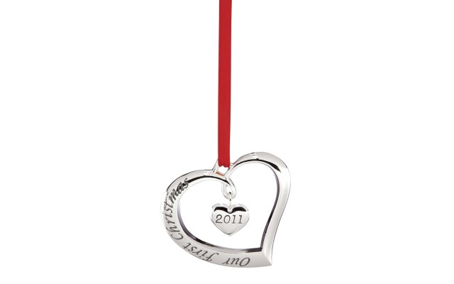  “Forevermore” Our First Christmas 2011 Ornament, Silver