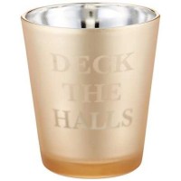 Lenox Golden Holidays Deck The Halls Votive