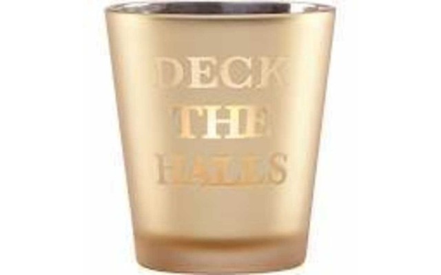 Lenox Golden Holidays Deck The Halls Votive lot of 5