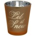  Golden Holidays Let it Snow Votive