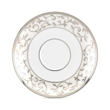 Lenox Opal Innocence Silver Saucer (White)