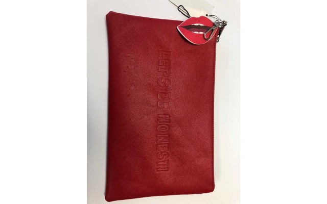 “Let’s Be Honest!” Makeup Case (Red)