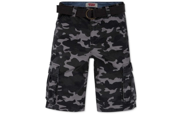 Levi’s Boys’ Ripstop Camo Cargo Shorts