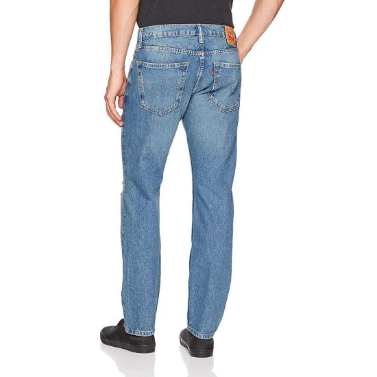 Levi’s Men’s 502 Regular Taper Fit Jeans (Broom Tree-Warp Stretch, 36W x 30L)