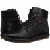 Levi’s Men’s Fletcher II Burnish II High-Top Sneakers (Black, 8)