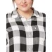 Levi’s Women’s  Ryan Button Back Shirt (White, 1X)