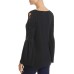  Women's Lace-Up Bell Sleeve Blouse Pullover Shirt Tops