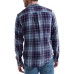 Men’s Two-Pocket Workwear Plaid Shirt (Blue Plaid, Small)