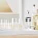  Cachet 9-Ounce Stemless Flute Glasses 12 Pack Clear