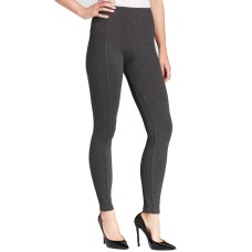Lyssé Women’s Mara Seamed Ponte Legging (Dark Gray, L)