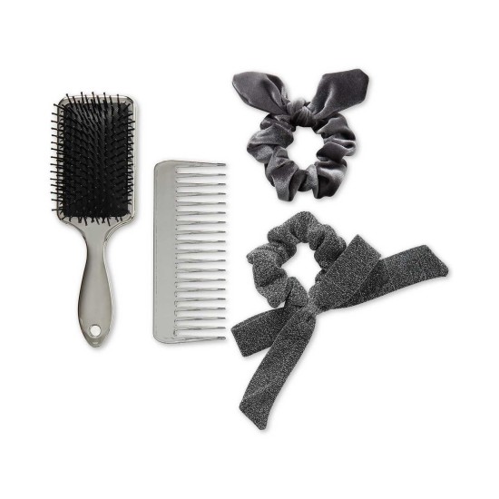 Macy’s Beauty Collection 4-Pc. Shiny Hair, Don’t Care Set, Grey