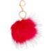 Macy’s Gold-Tone Faux Fur Ball Key Ring