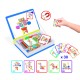 Magnetic Shapes for Creative Stories, Creative Improvement for Preschoolers, Homeschooling for Kids, Kindergarten and Pre-K Teaching Aids