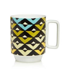 Magpie & Jay Viva Chevron Mug, Multicolor