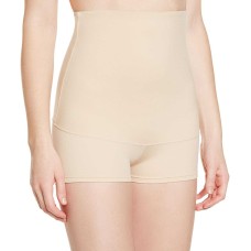 Maidenform Flexees Women’s Shapewear Minimizing Hi-Waist Boyshort (Latte Lift, Medium)