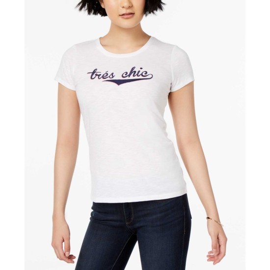  Graphic-Print T-Shirt (White, XL)