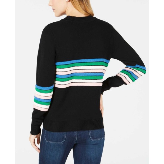  Women’s Novelty-Striped Sweaters