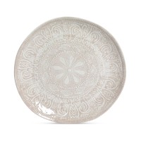 Maison Versailles Castleware Melamine Round Taupe Salad Plate
