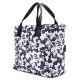  Floral Print Biker Baby Diaper Bag (Blue, One Size)