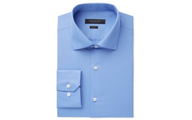 Marc New York Men’s Slim-Fit Wrinkle-Free Solid Dress Shirts