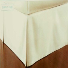 Martha Stewart 200T Essentials Twin Skirt Off White