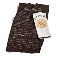 Martha Stewart Collection 2-Pc. Cotton Eat More Pie Kitchen Towel Set