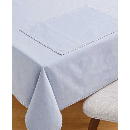  Collection Chambray Tablecloth (Chambray, 60″ x 120″)