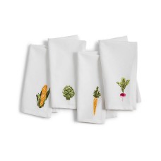 Martha Stewart Collection Farmhouse Veggie Napkins Set of 4