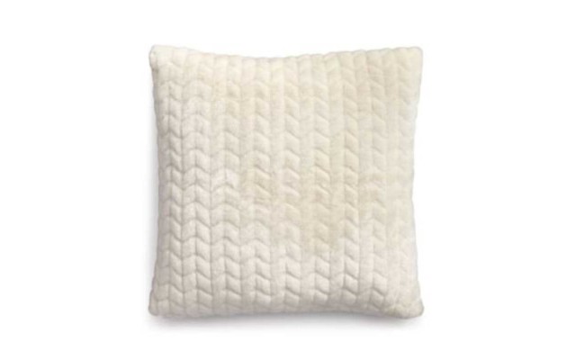  Collection Quilted Faux-Fur Square Decorative Pillows